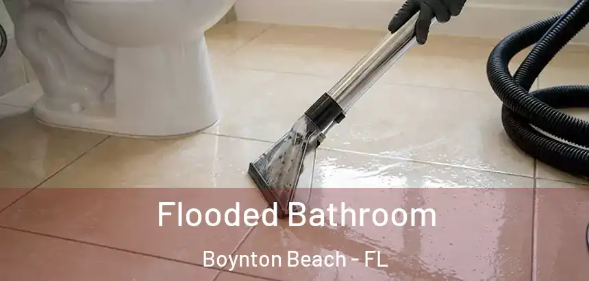 Flooded Bathroom Boynton Beach - FL